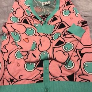We love fine pokemon jiggly puff cardigan